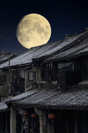 云中谁寄锦书来？雁字回时，月满西楼。——李清照《一剪梅》.jpg